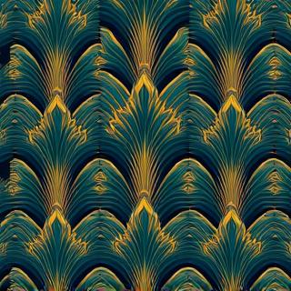 Art Deco Fan Pattern